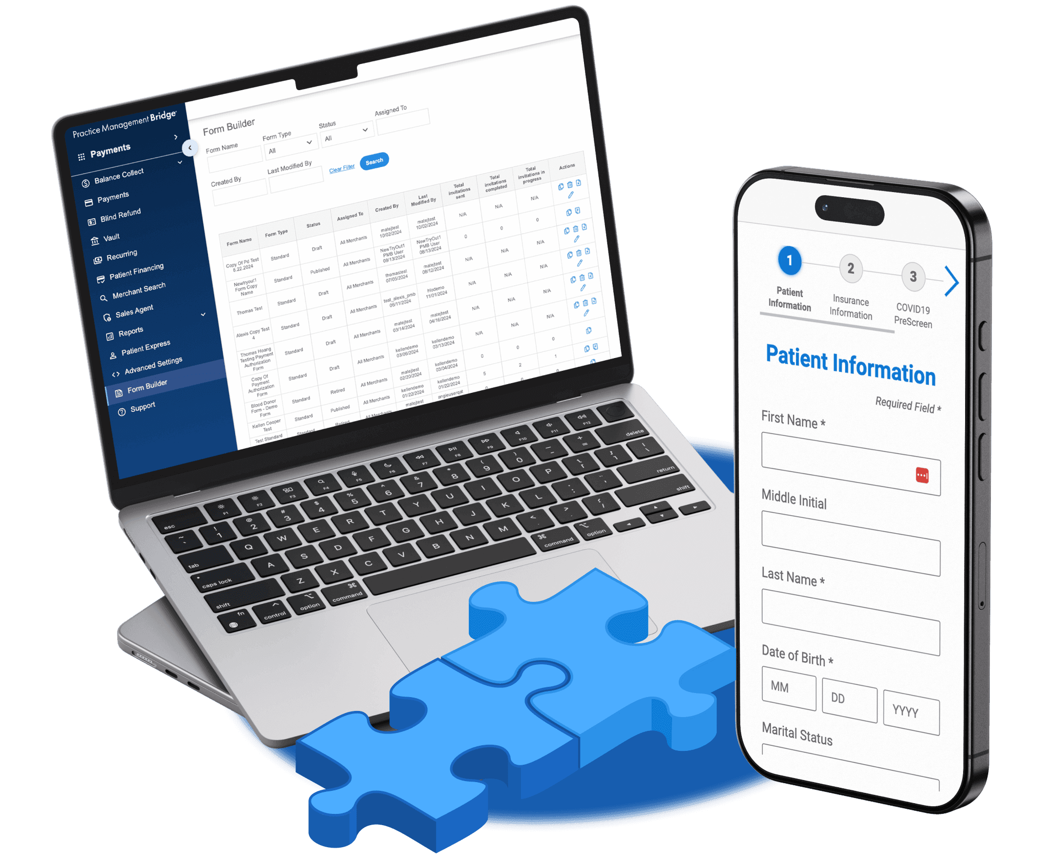 Our experienced developers created customizable form distribution