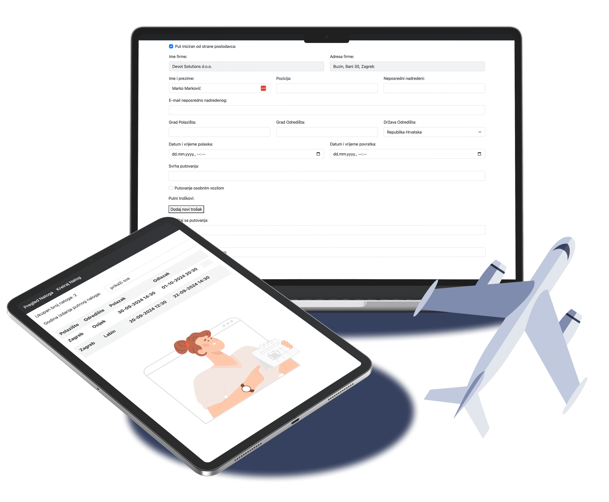 Our web developers build an app to streamline travel expense management